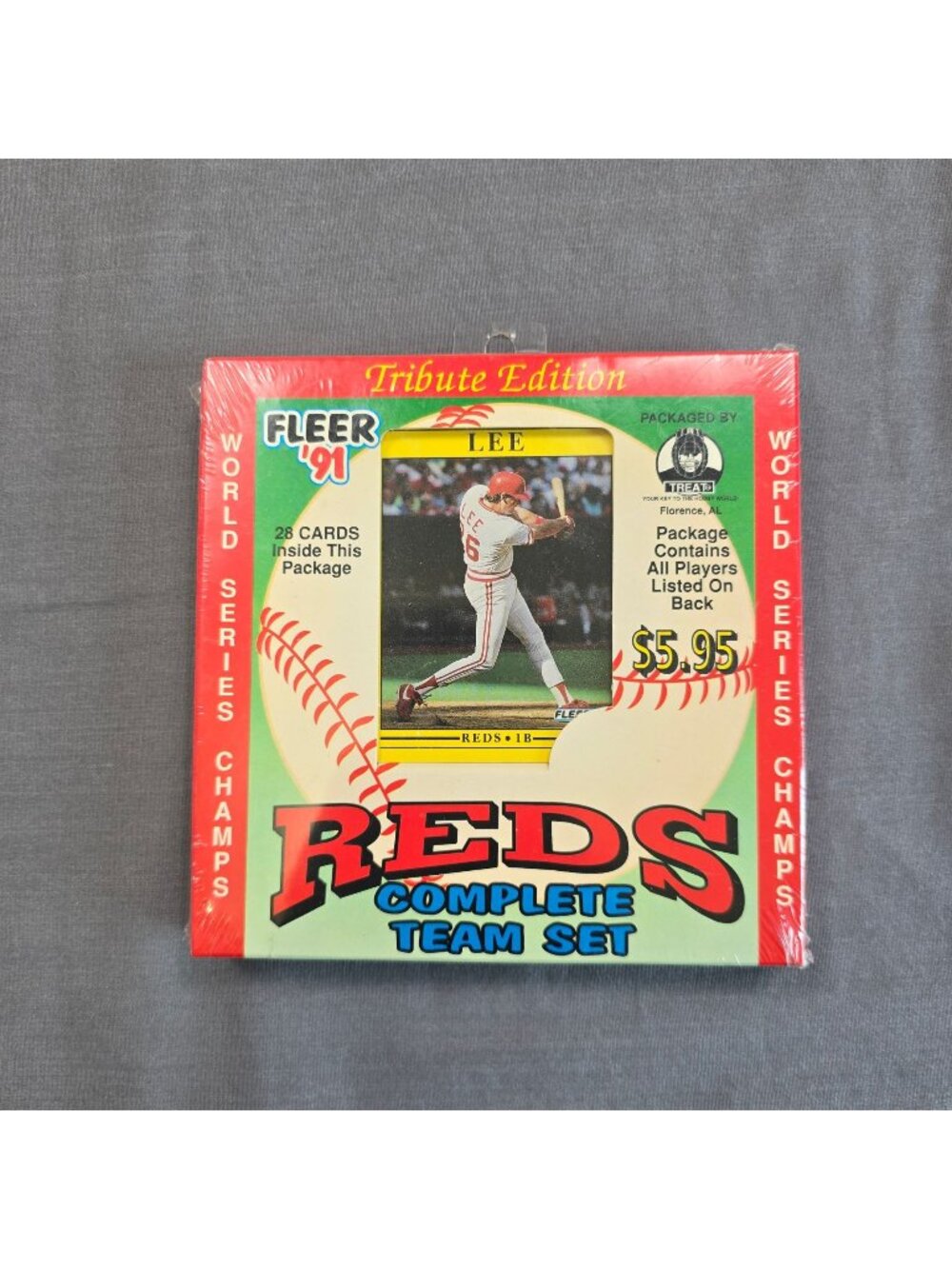 Fleer '91 1991 Baseball Cards Tribute Edition Reds Complete Team Set